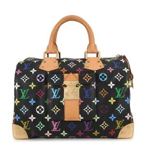 Louis Vuitton Monogram Multicolore Speedy 30 Handbag M92642 LOUIS VUITTON Bla...